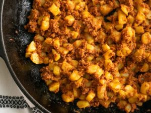 Huevos Revueltos Con Chorizo Y Papas